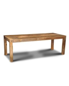 Light Mango Wood 220cm Dining Table - In Stock