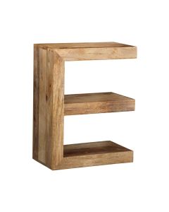 Light Mango Wood Side Table (E) 