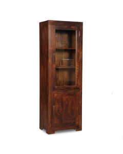 Mango Wood Display Cabinet - In Stock