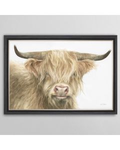 Highland Cow Framed Art - In Stock