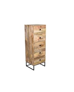 Industrial Tall Chest - In Stock