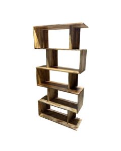 Industrial Staggered Bookcase