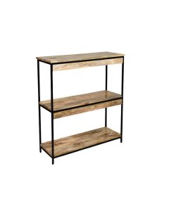 Industrial Small Bookcase - In Stock