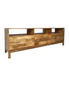 Inset Light Mango 180cm Media Unit 