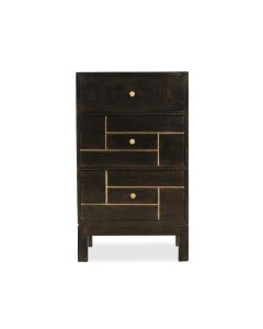 Inset Mango Bedside Drawers IS11D