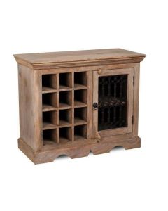 Small Natural Jali Wine Rack 