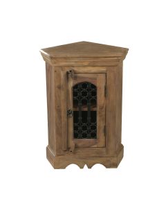 Small Jali Natural Cabinet 