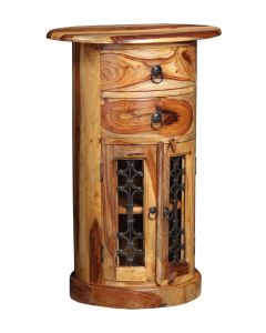 Jali Light Drum Cabinet