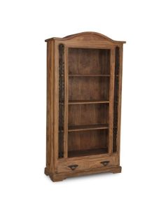 Jali Natural 1 Drawer Bookcase - In Stock