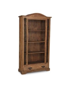 Jali Natural 1 Drawer Bookcase