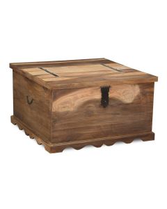 Jali Natural Square Trunk Coffee Table