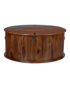 Jali Round Trunk Coffee Table - Due 20th May