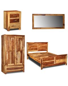 Cube Light King Size Bedroom Set 6