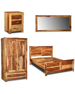 Cuba Light King Size Bedroom Set 6