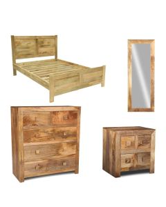 Light Dakota Double Bedroom Set 1