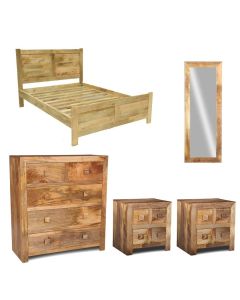 Light Dakota Double Bedroom Set 2