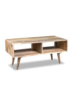 Light Vintage Mango Open Coffee Table - In Stock