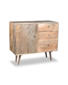 Light Vintage Mango 85cm Sideboard - In Stock