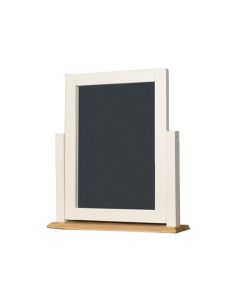 Lyon White Painted Oak Makeup Mirror