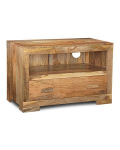 Light Mango Wood TV Unit