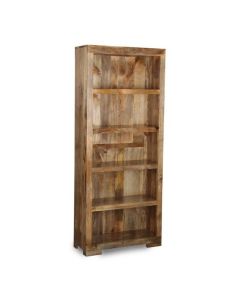 Light Mango Wood Tall Bookcase