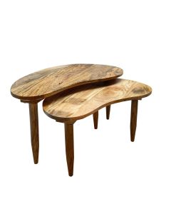 Scandi Mango Kidney Bean Coffee Table - In Stock