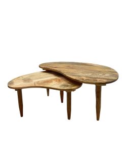 Scandi Mango Kidney Bean Coffee Table - In Stock