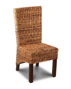 Rattan Rollback Dining Chair - In Stock