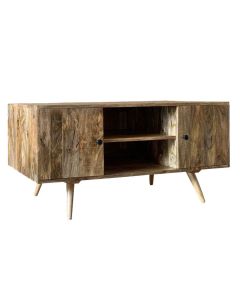 Light Retro Chic 120cm TV Unit - Last 1 Remaining