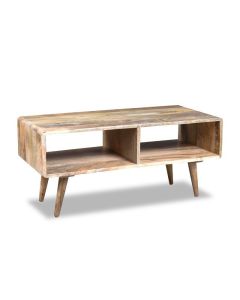 Light Retro Chic Open Coffee Table