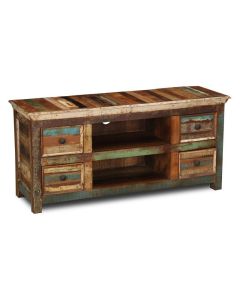 Reclaimed Indian 126cm TV Unit - In Stock