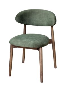 Scandi Green Velvet Dining Chair - Due Late June