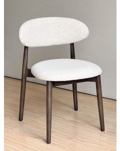 Scandi Cream Velvet Dining Chair - Due Late June
