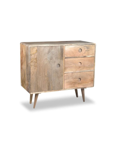 Light Vintage Mango 85cm Sideboard - In Stock