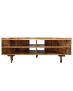 Scandi Mango 120cm Corner Media Unit - In Stock