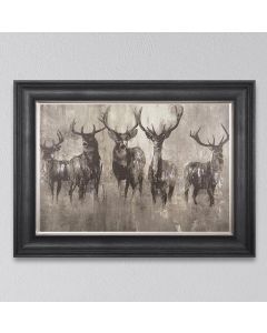 Stags Night Framed Art - In Stock
