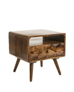 Geo Mango Side Table