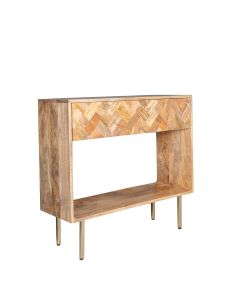 Block Light Mango Console Table