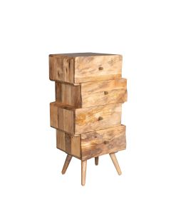 Geo Light Mango Chest of Drawers Large