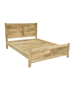 Light Dakota 5ft Bed (King Size) with Mattress