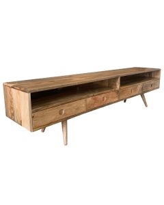 Light Vintage Mango 180cm TV Unit - In Stock