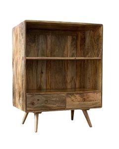 Light Vintage Mango Bookshelf - In Stock