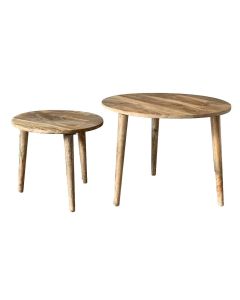 Light Retro Chic Nest of Tables - In Stock