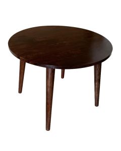 Vintage Mango 100cm Round Dining Table - Due 30th April
