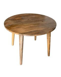 Light Retro Chic Round Dining Table