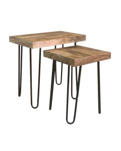 Light Vintage Side Tables - In Stock