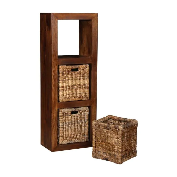 With Lids Storage Cube Baskets 10.5 In Woven Storage Cube