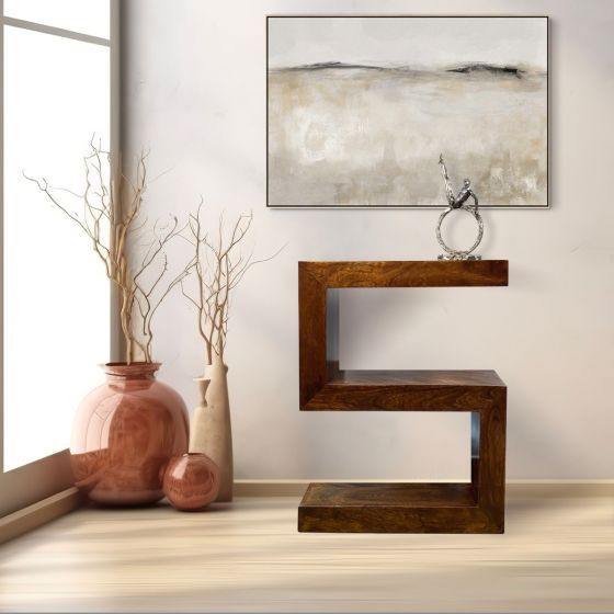 The Dakota ‘S’ Shaped Side Table