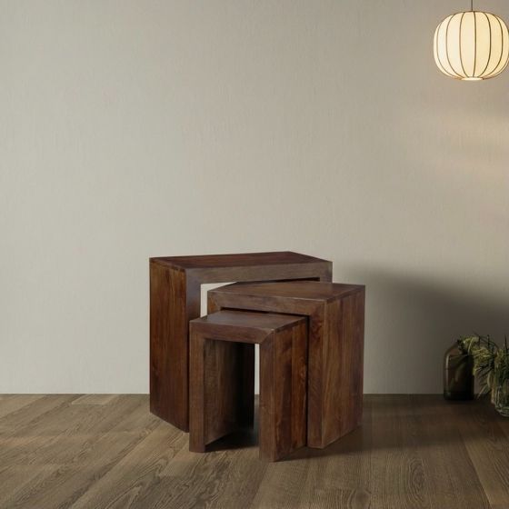 Mango Wood Chunky Nest - In Stock