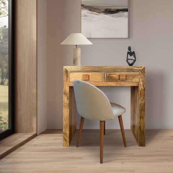 Light Dakota 80cm Console Table - In Stock 